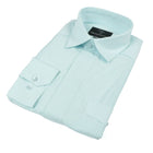 Light Blue Sky Long Sleeve Cuban Multi-Pocket Cotton Linen Shirt
