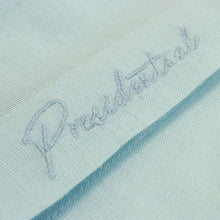 Light Blue Sky Long Sleeve Cuban Multi-Pocket Cotton Linen Shirt