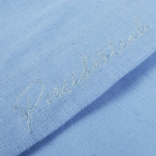 Blue Sky Long Sleeve Cuban Multi-Pocket Cotton Linen Shirt