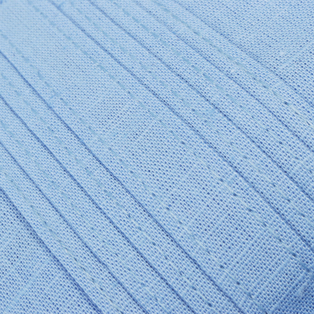 Blue Sky Long Sleeve Cuban Multi-Pocket Cotton Linen Shirt