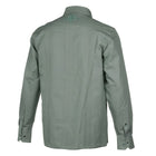 Sage Sky Long Sleeve Cuban Multi-Pocket Cotton Linen Shirt