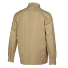 Khaki Sky Long Sleeve Cuban Multi-Pocket Cotton Linen Shirt