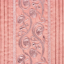 Coral Long Sleeve Cotton Sateen Embroidered Multi-Pocket Men's Shirt