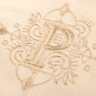 Khaki Long Sleeve Cotton Sateen Embroidered Multi-Pocket Men's Shirt