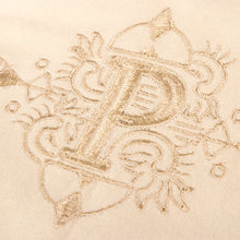 Khaki Long Sleeve Cotton Sateen Embroidered Multi-Pocket Men's Shirt