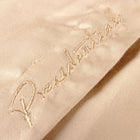 Khaki Long Sleeve Cotton Sateen Embroidered Multi-Pocket Men's Shirt