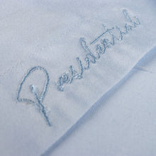 Light Blue Long Sleeve Cotton Sateen Embroidered Multi-Pocket Men's Shirt