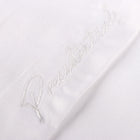 White Long Sleeve Cotton Sateen Embroidered Multi-Pocket Men's Shirt