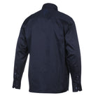 Navy/Light Navy Long Sleeve Cotton Sateen Embroidered Multi-Pocket Men's Shirt