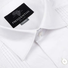 Classic White Long Sleeve Cotton Sateen Embroidered Multi-Pocket Men's Shirt