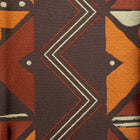 Solid Kuba Burnt Orange Men's Jacquard Satin Luxury Formal Shirt