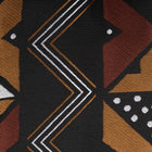 Solid Kuba Brown Men's Jacquard Satin Luxury Formal Shirt