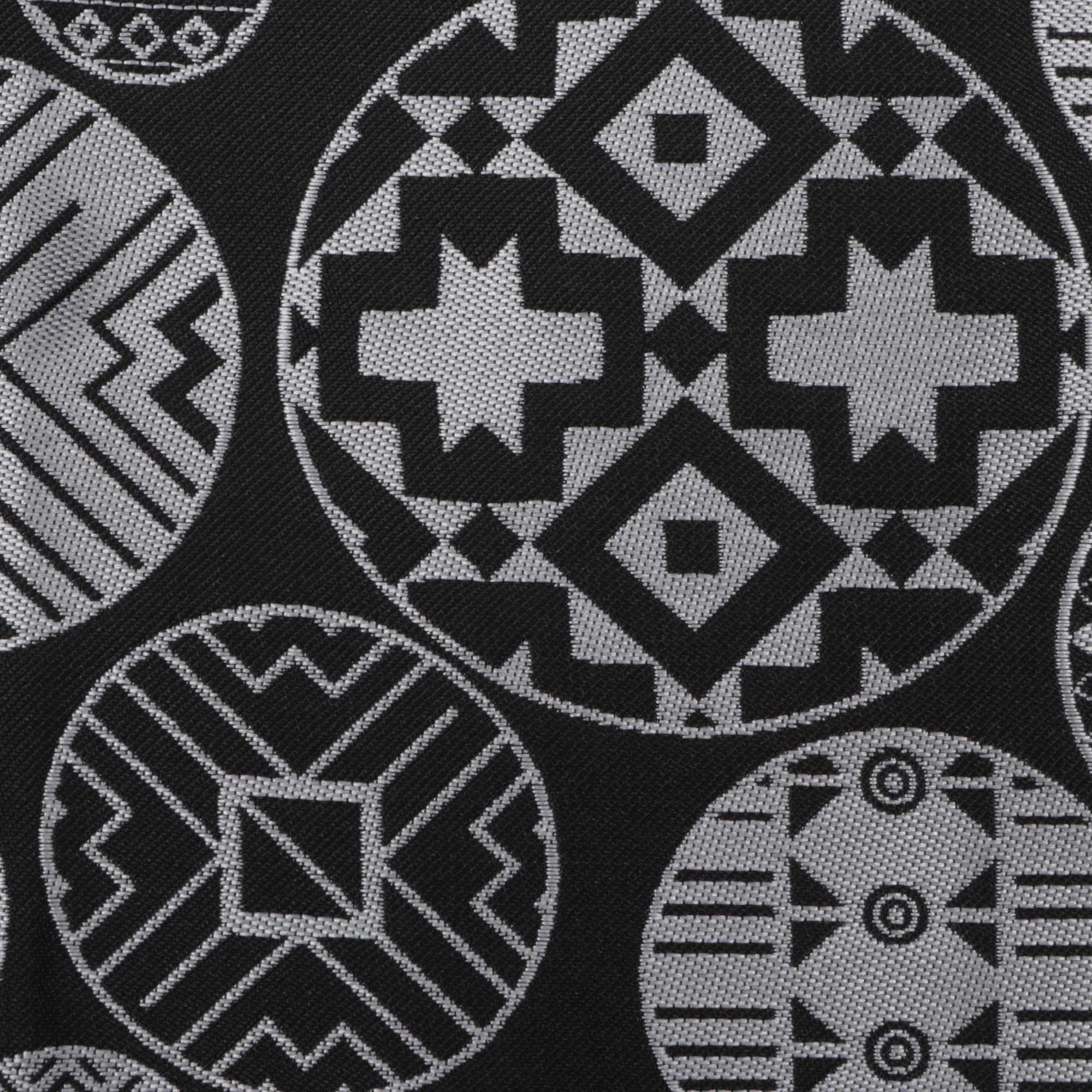 African Baloons Silver Men's Jacquard Satin Luxury Formal Shirt