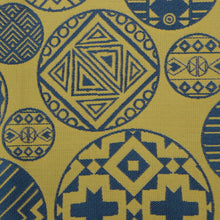 African Baloons Yellow Men's Jacquard Satin Luxury Formal Shirt