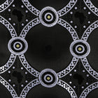 African Circle - Black Long Sleeve Jacquard Woven Men's Shirt