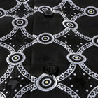 African Circle - Black Long Sleeve Jacquard Woven Men's Shirt