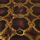 African Circle - Brown Long Sleeve Jacquard Woven Men's Shirt