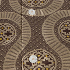 African Wave - Brown Long Sleeve Jacquard Woven Men's Shirt