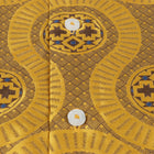 African Wave - Gold Long Sleeve Jacquard Woven Men's Shirt