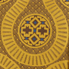 African Wave - Gold Long Sleeve Jacquard Woven Men's Shirt