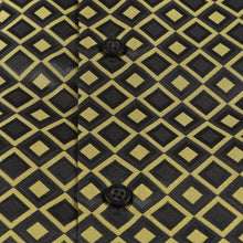 Madiba's Diamond - Gold Long Sleeve Jacquard Woven Men's Shirt