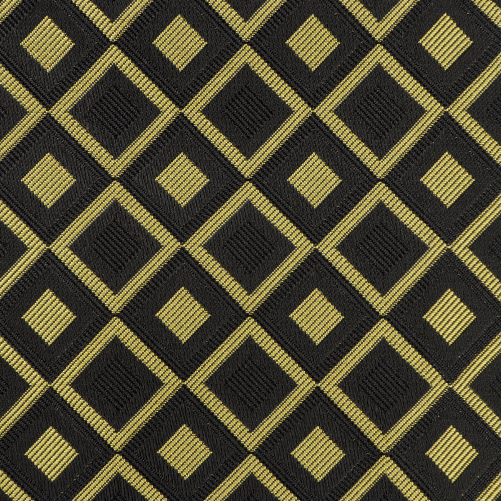 Madiba's Diamond - Gold Long Sleeve Jacquard Woven Men's Shirt