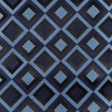 Madiba's Diamond - Navy Long Sleeve Jacquard Woven Men's Shirt