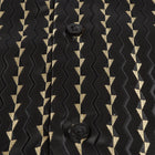 Madiba's Pin Stripe - Black Long Sleeve Jacquard Woven Men's Shirt