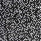 Madiba's Paisley - Black Long Sleeve Jacquard Woven Men's Shirt