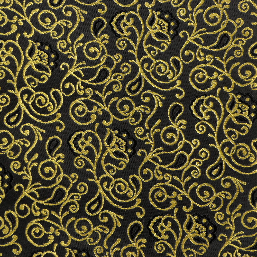 Madiba's Paisley - Gold Long Sleeve Jacquard Woven Men's Shirt