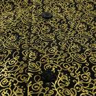 Madiba's Paisley - Gold Long Sleeve Jacquard Woven Men's Shirt