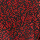 Madiba's Paisley - Red Long Sleeve Jacquard Woven Men's Shirt