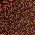 Madiba's Paisley - Orange Long Sleeve Jacquard Woven Men's Shirt