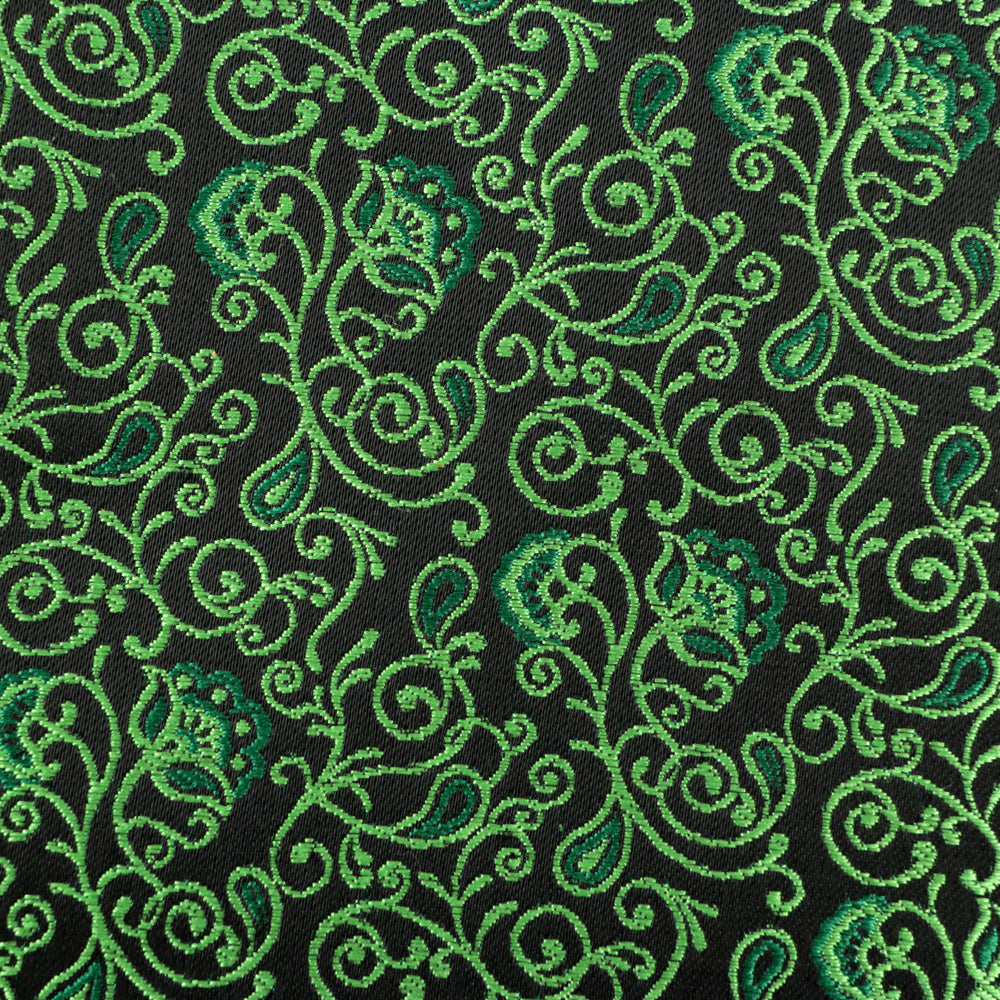 Madiba's Paisley - Green Long Sleeve Jacquard Woven Men's Shirt