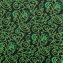 Madiba's Paisley - Green Long Sleeve Jacquard Woven Men's Shirt