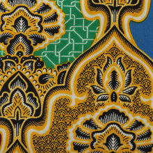 Moroccan Chess - Blue Men's Long Sleeve Cotton Printed Shirt