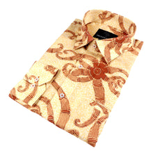 Madiba Original - Madiba's World Cup Men's Long Sleeve Cotton Printed Shirt