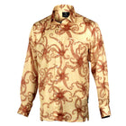 Madiba Original - Madiba's World Cup Men's Long Sleeve Cotton Printed Shirt