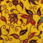 Swirling Spring Flowers - Yellow Printed Short Sleeve Men's Shirt