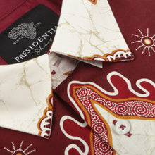 Kilimanjaro - White Men's Long Sleeve Cotton Printed Shirt