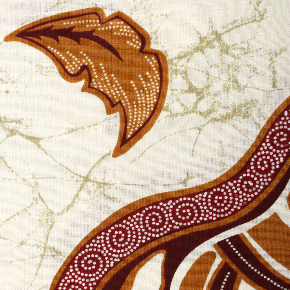 Kilimanjaro - White Men's Long Sleeve Cotton Printed Shirt