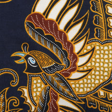 United Peacock - Blue Men's Long Sleeve Cotton Printed Shirt