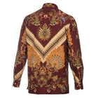 Red Magic - Red Men's Long Sleeve Cotton Printed Shirt