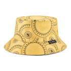Men's Bucket Hat, Jacquard Woven Satin - African Circle Large, Gold
