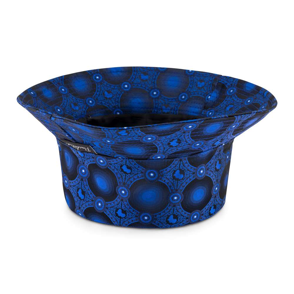 Men's Bucket Hat, Jacquard Woven Satin - African Circle, Navy
