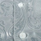 King Classic - Silver Long Sleeve Jacquard Woven Men's Shirt