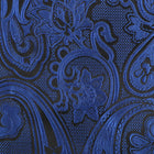 King Classic - Royal Blue Long Sleeve Jacquard Woven Men's Shirt