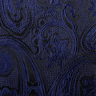 King Classic - Navy Long Sleeve Jacquard Woven Men's Shirt