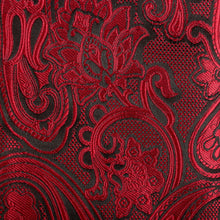 King Classic - Red Long Sleeve Jacquard Woven Men's Shirt