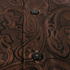 King Classic - Brown Long Sleeve Jacquard Woven Men's Shirt